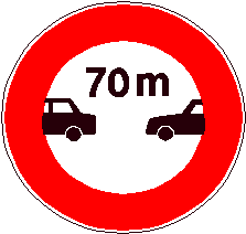What does the following traffic sign mean?