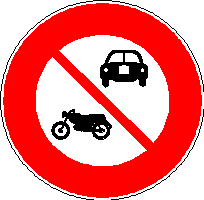 What does the traffic sign below mean? Please tick the correct answer: