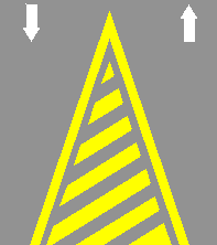 What does the road marking below mean? Please tick the box with the answer you think is correct: